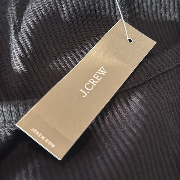 NWT JCrew favorite tank black vintage rib - Picture 9 of 9